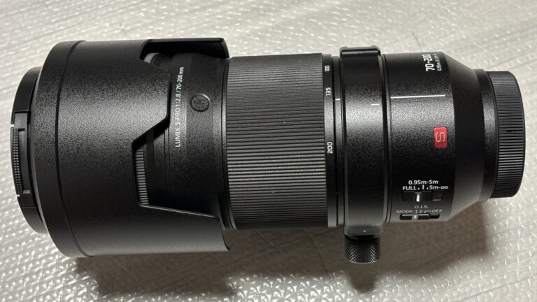 お守りともいえる最高のレンズ Lumix S Pro70-200F2.8 デカい重い描写ヤバい 持ち歩きが苦でなければ絶対お勧め